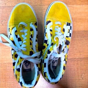 Vans Sunflower custom shoes